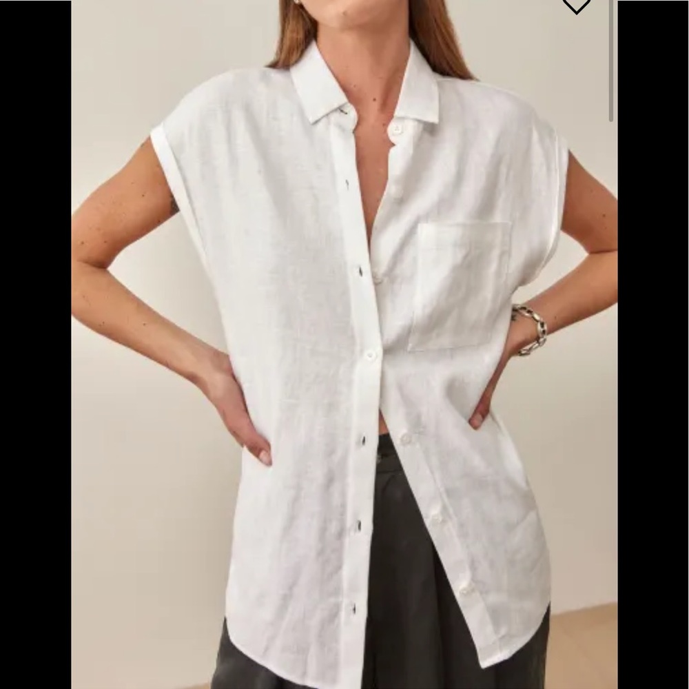 Reformation maira linen top new with tag - Picture 1 of 13